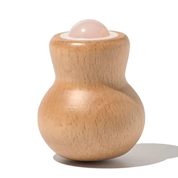 Rodillo de Bambú y Jade, para masaje facial